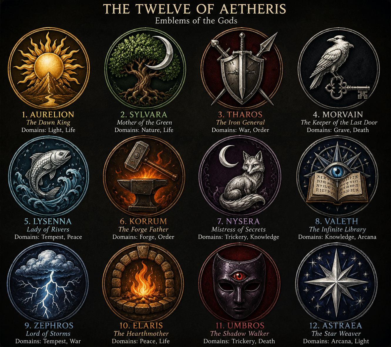 The Twelve of Aetheris
