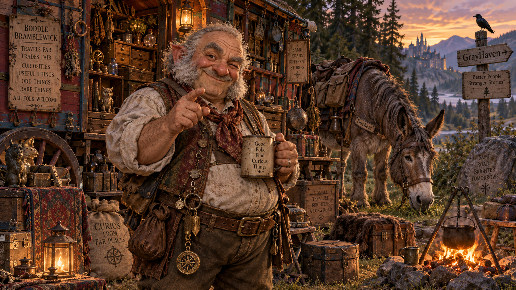 Boddle Bramblewick, Wandering Peddler